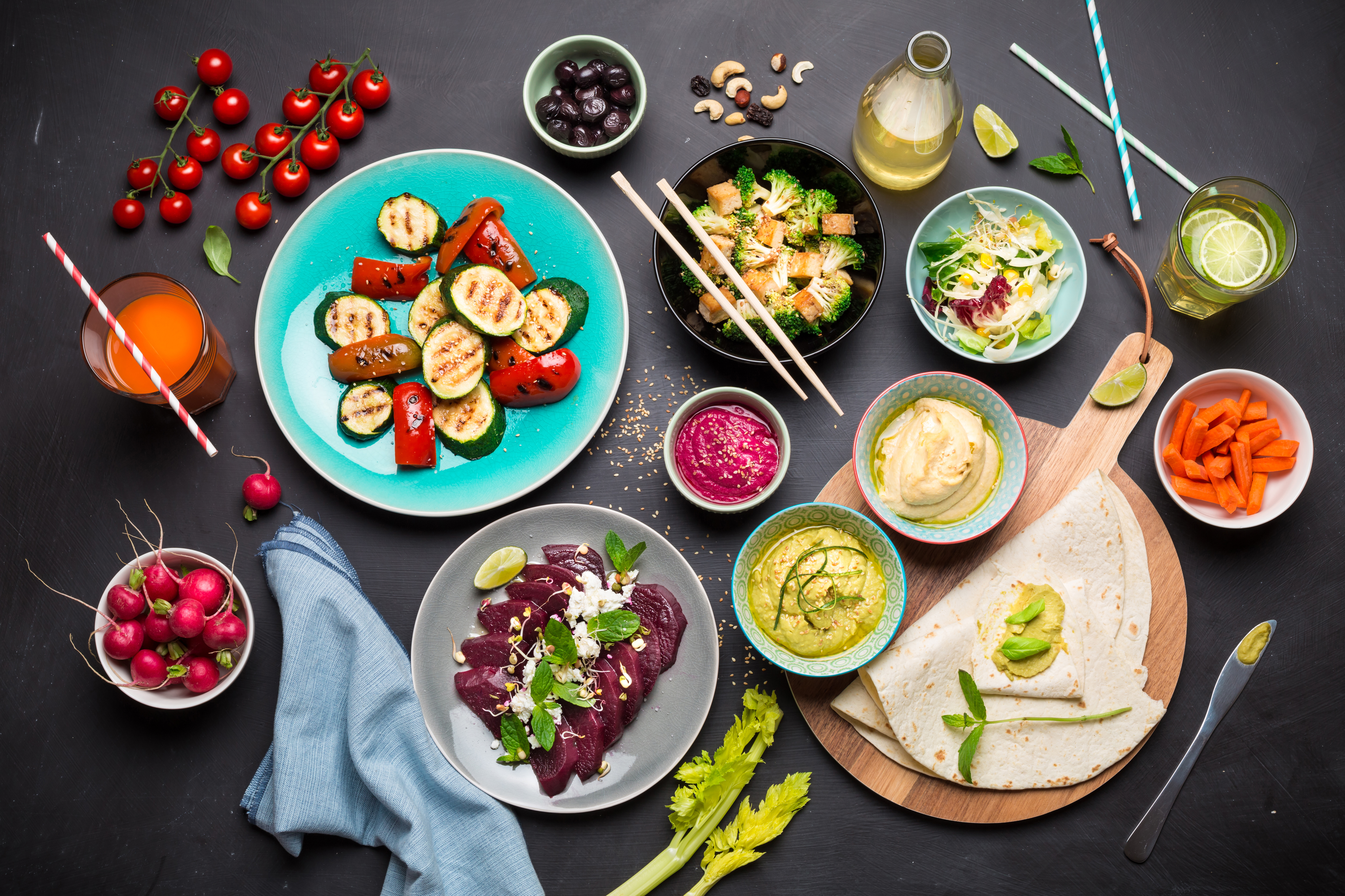 vegansk måltid