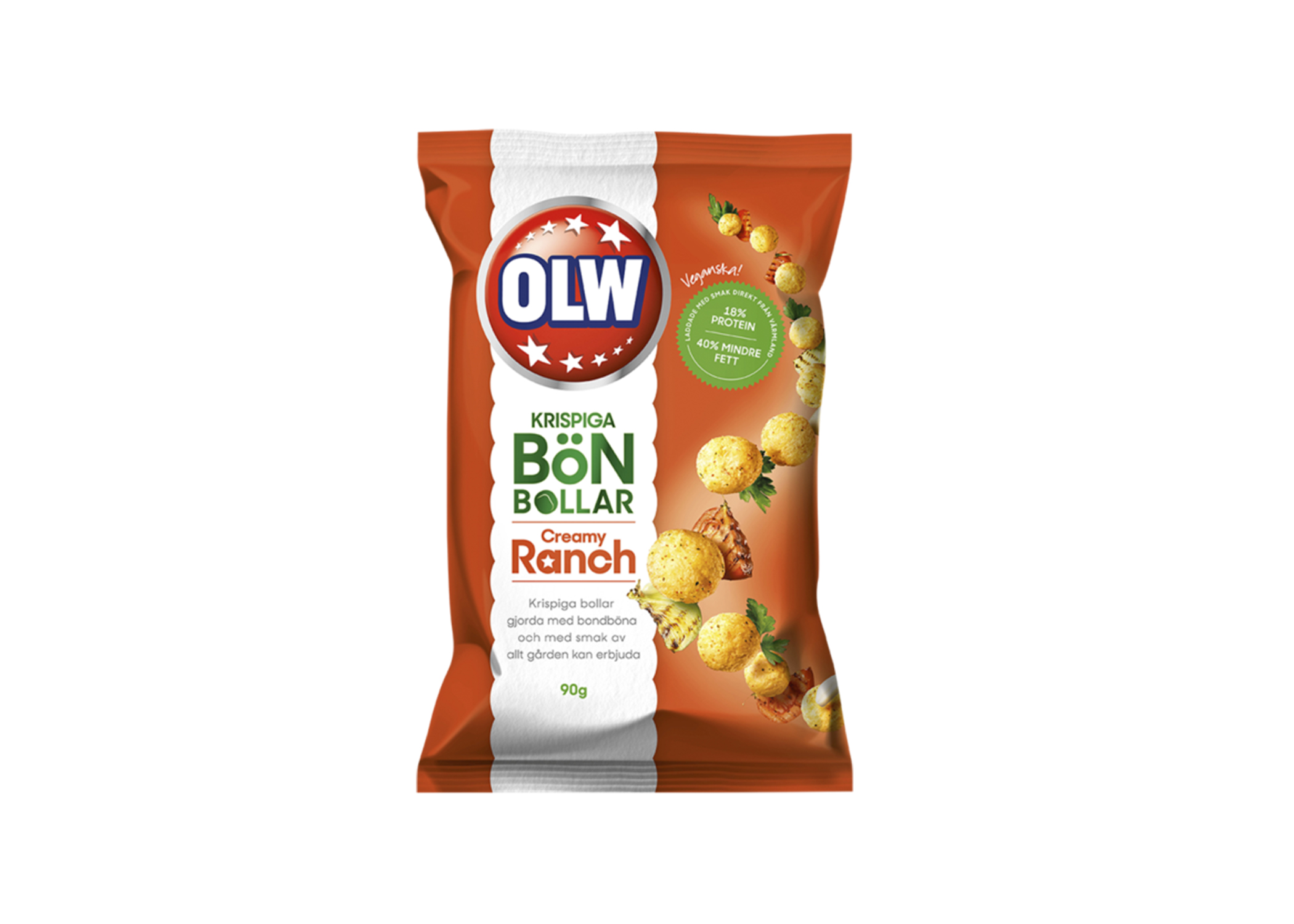 ett paket bönbollar OLW