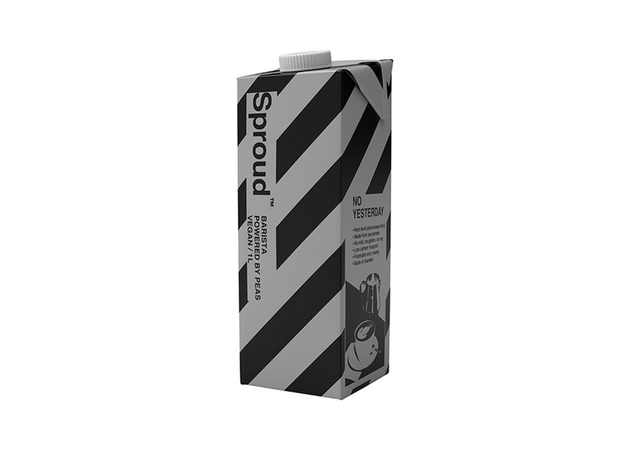 Vegansk ärtdryck från sproud