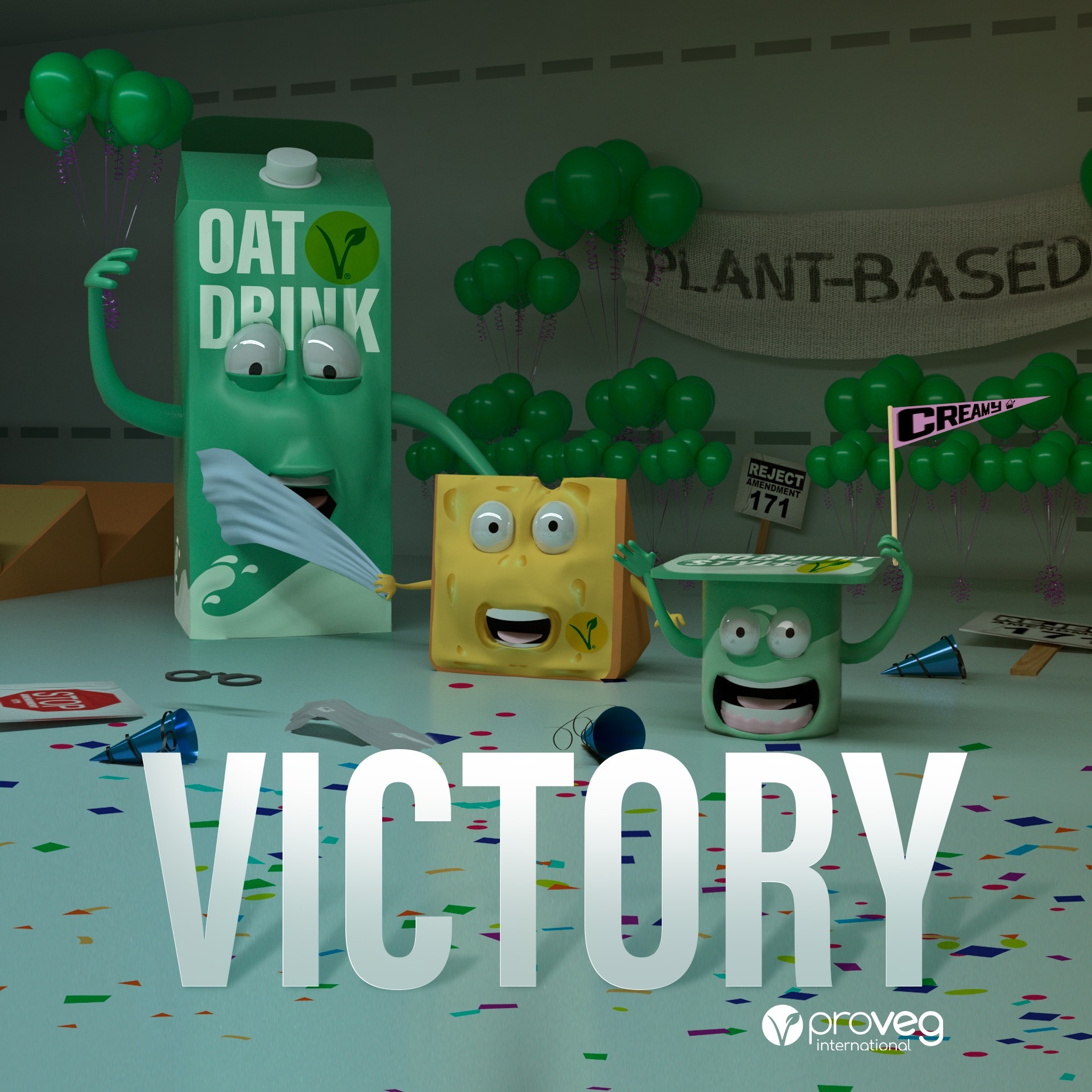 victory för mjölken
