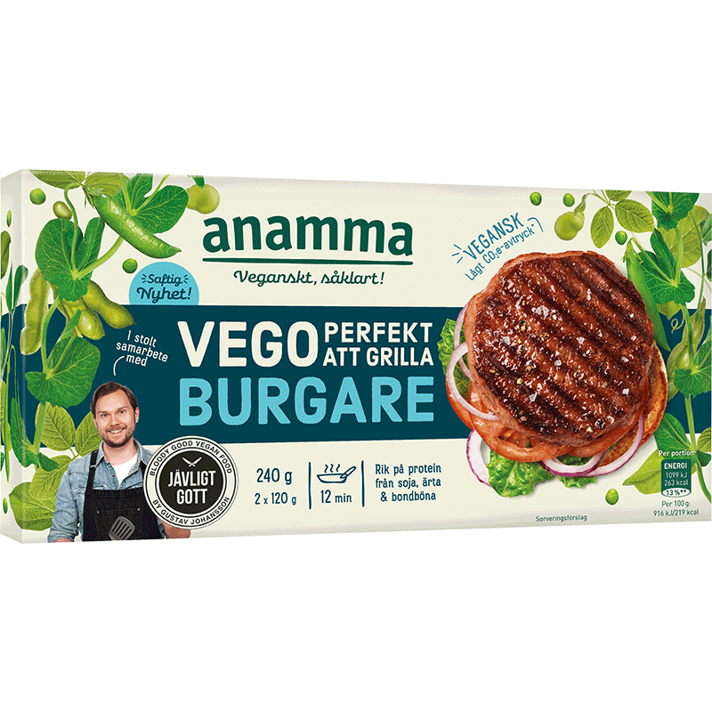 Jävligt Gott Anamma Vegoburgare