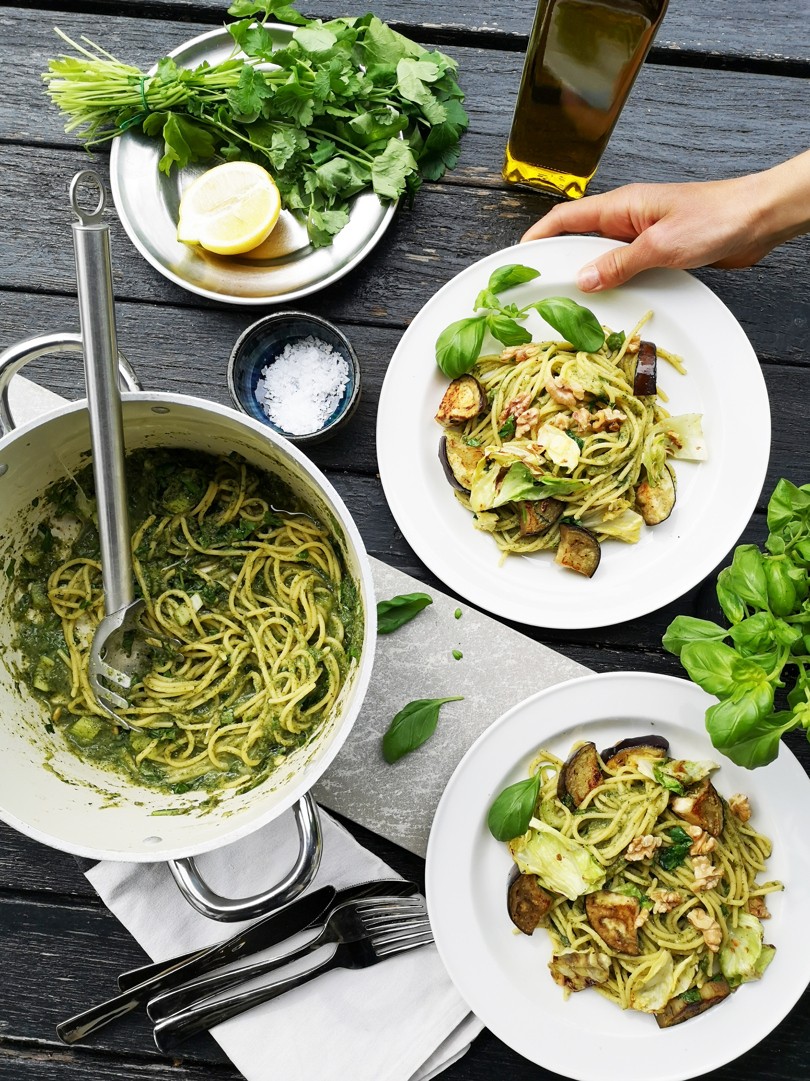 Nässelpestopasta