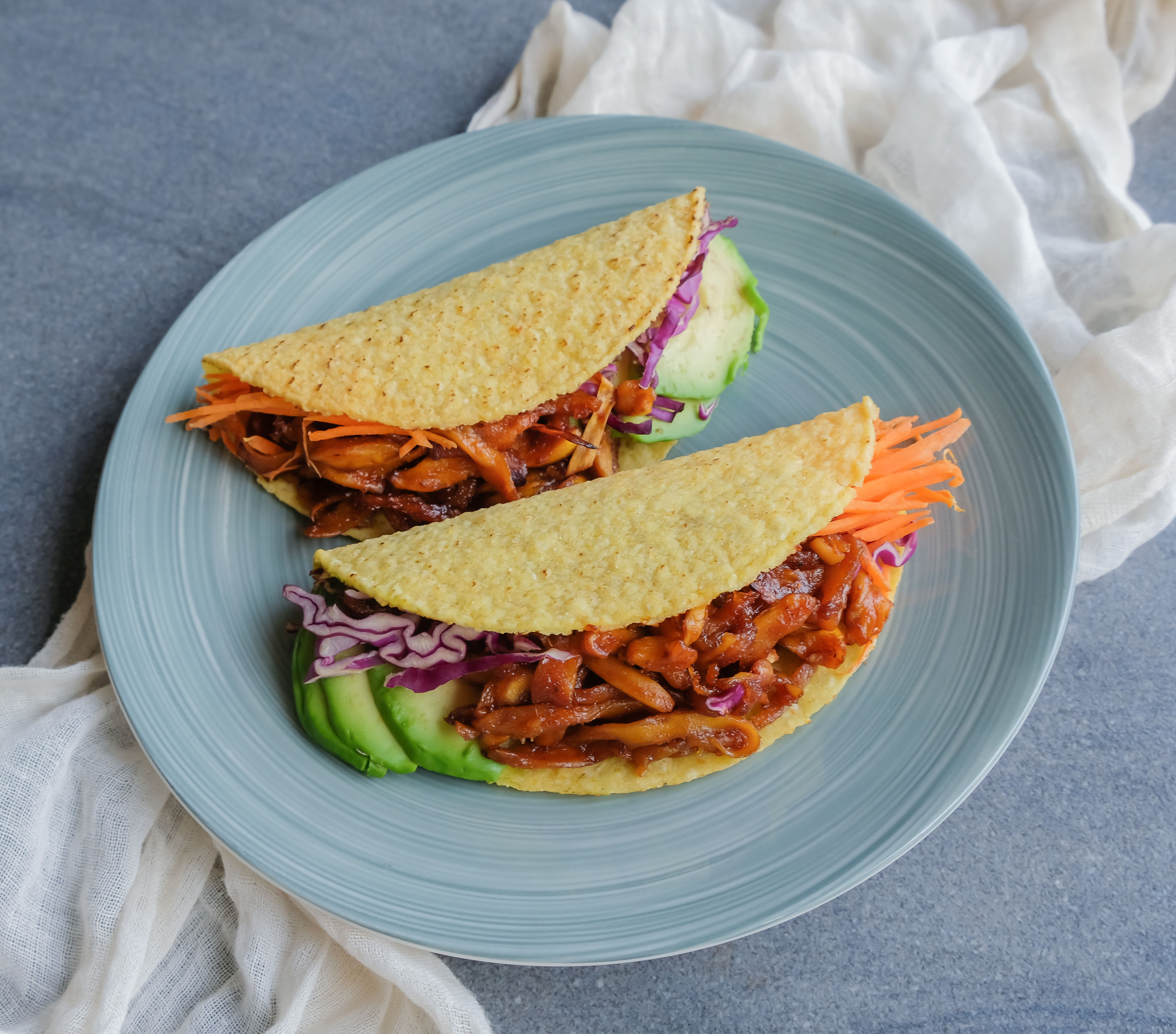 Veganska jackfruit tacos