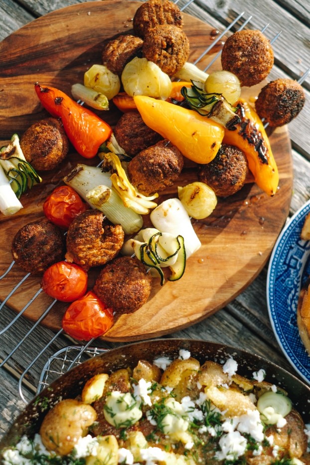 Oh Mungoods veganska och snabba grillspett