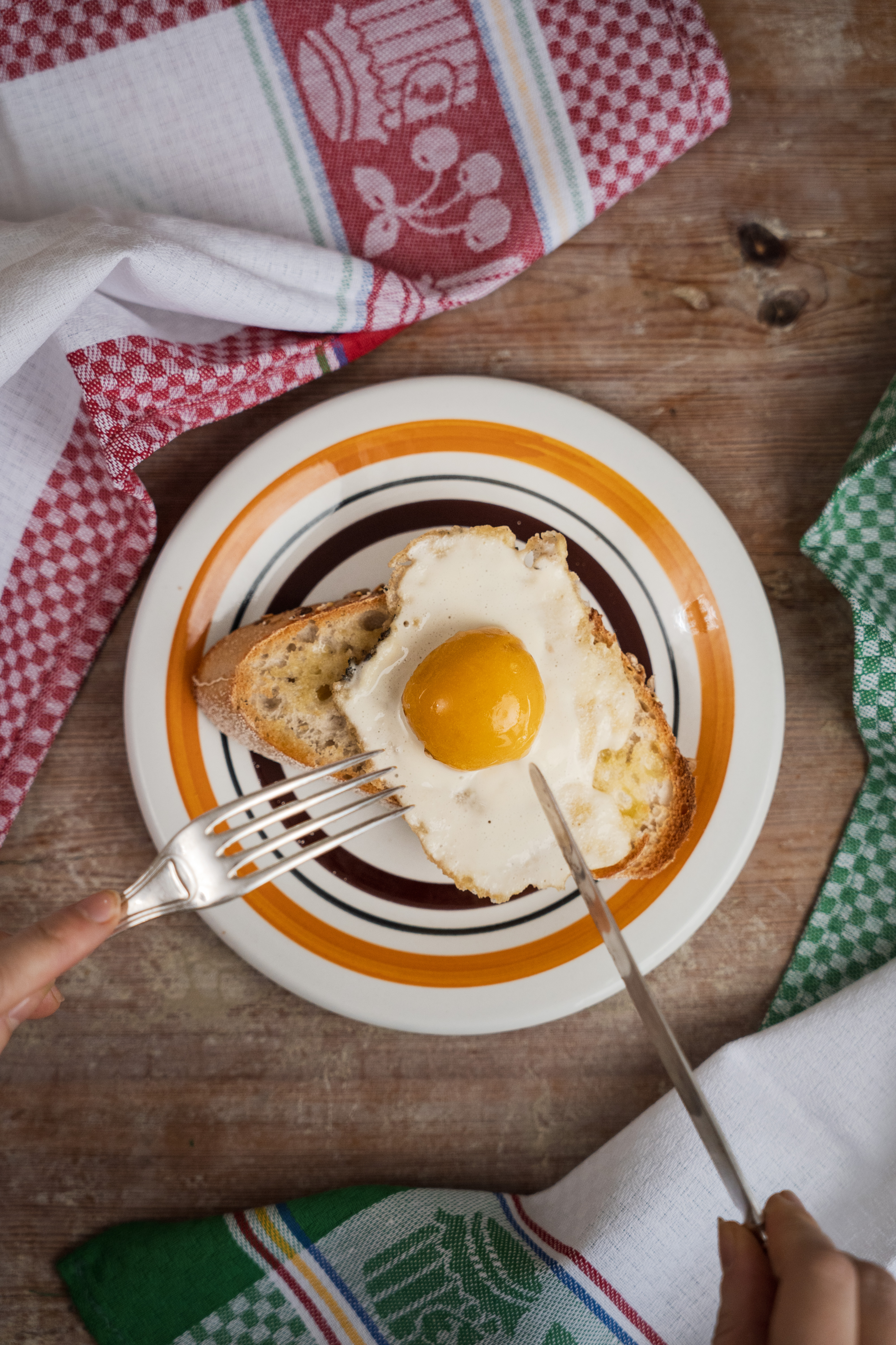 Veganskt stekt ägg