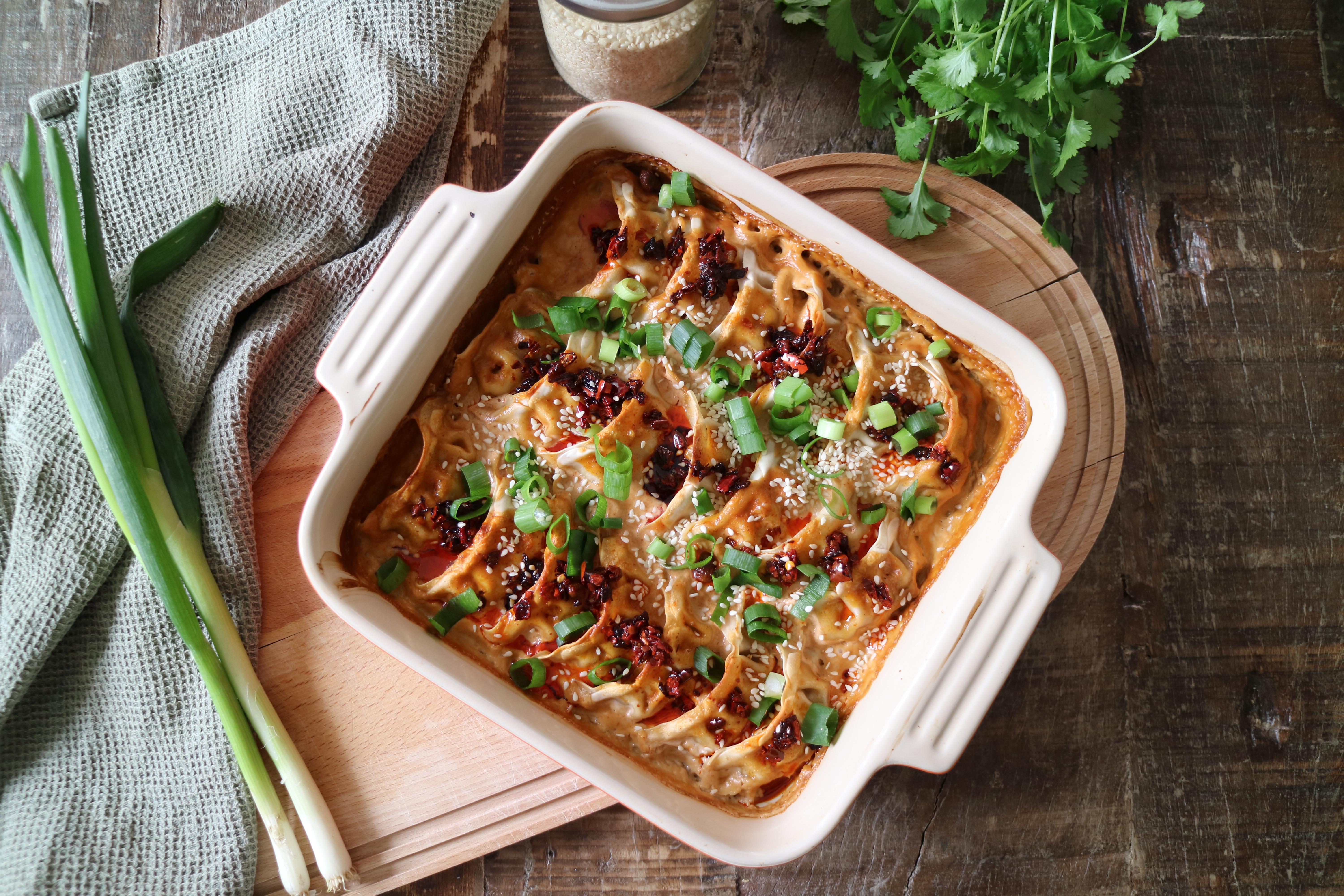 One pot vegodumplings