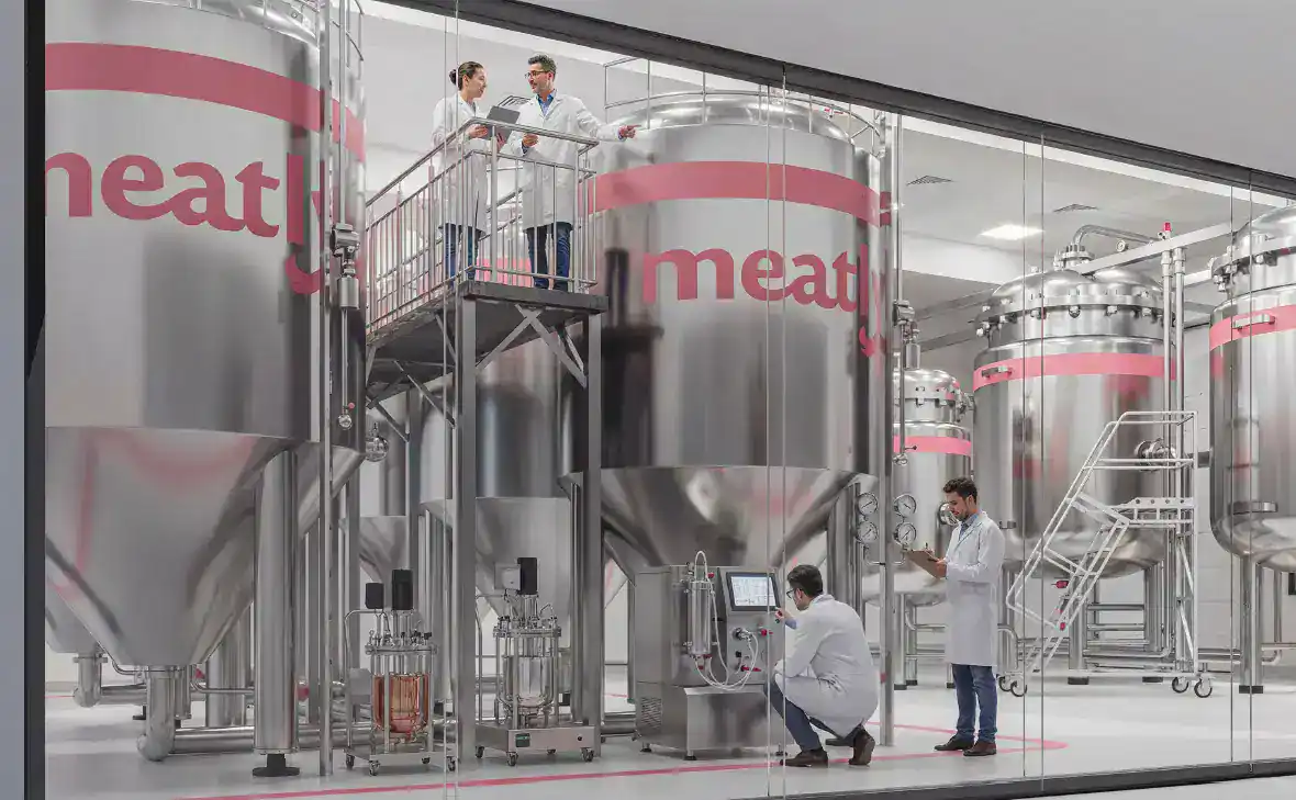 Fabrik för odlat kött