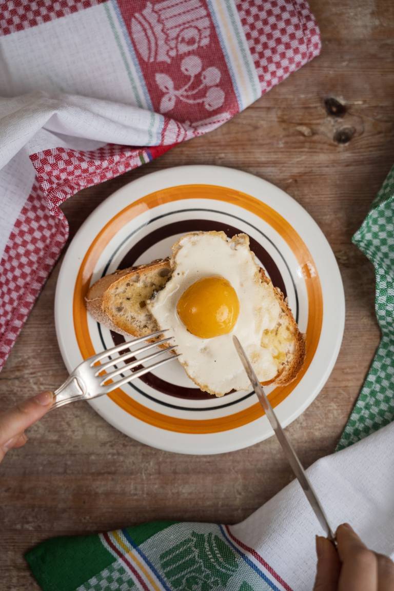 Veganskt stekt ägg