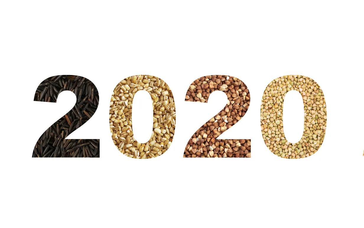 Sifforna 2020 skapade av olika spannmål och baljväxter