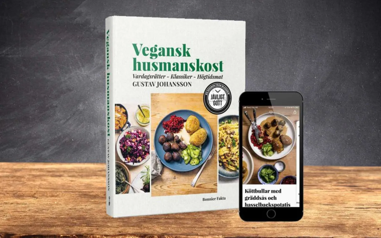 Kokbok och app - Vegansk husmanskost