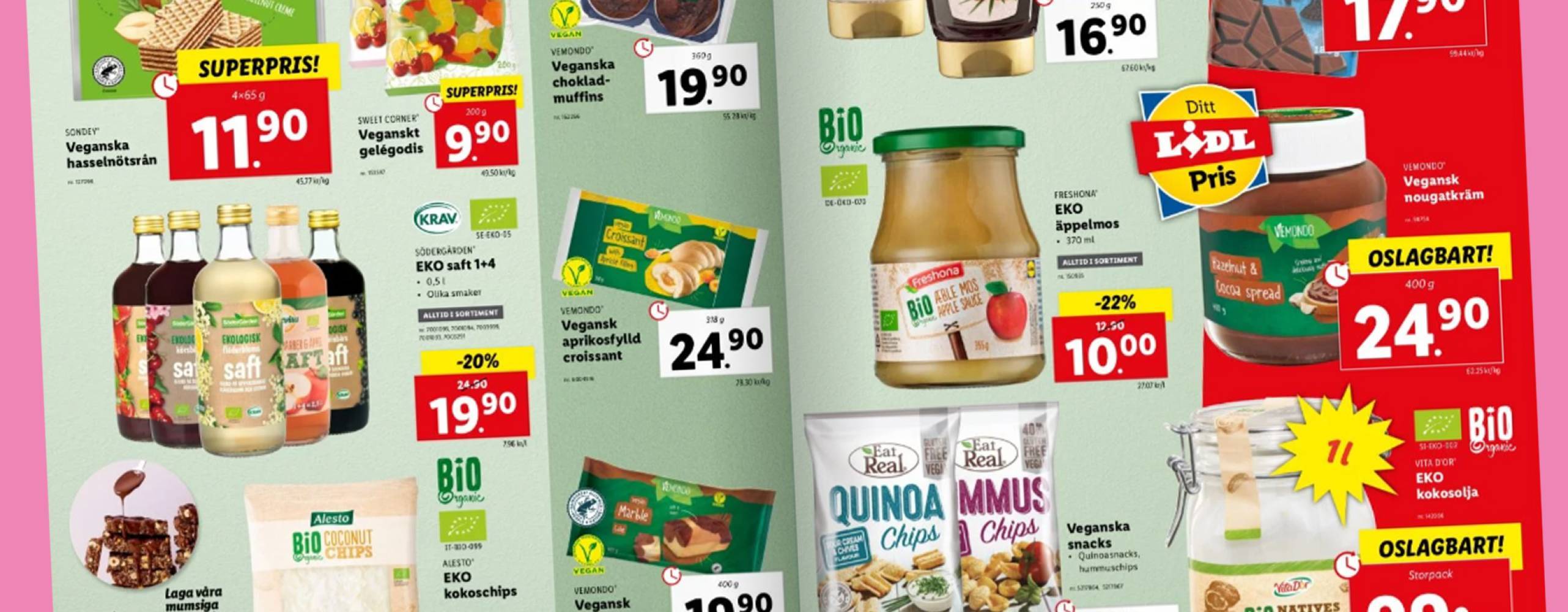 lidl vecka 30 veganska erbjudanden