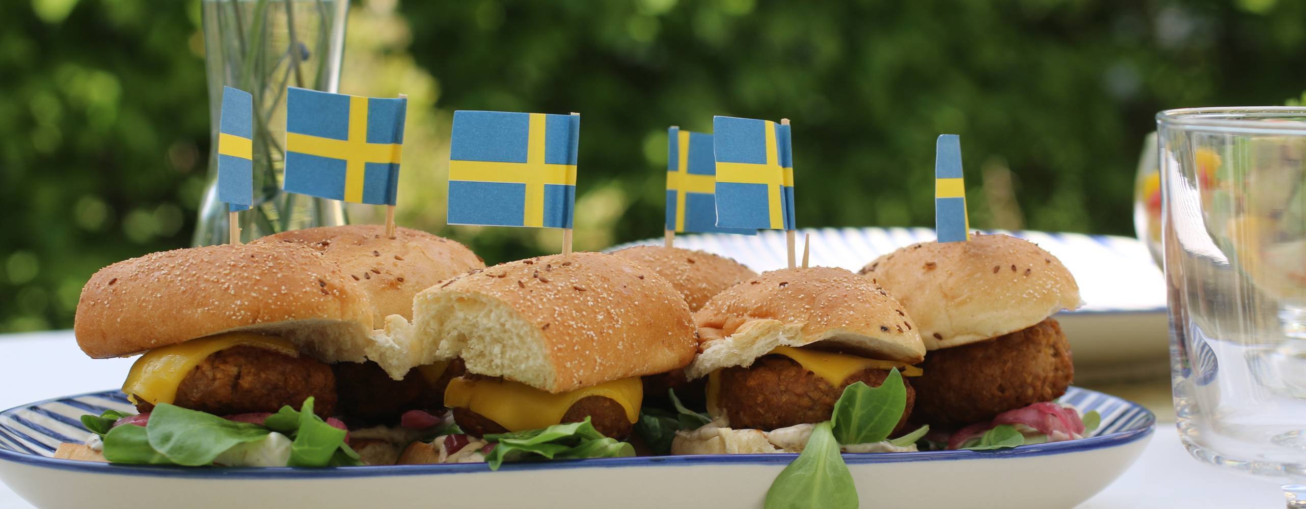 Veganska sliders med tryffelmajo